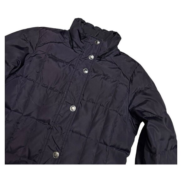 London Fog DOWN & FEATHER FILL Luxury Winter Puffer Parka Coat Womens Small - Picture 6 of 7